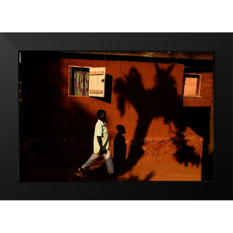 Rca Black Modern Wood Framed Art Print by Godinho, Luis