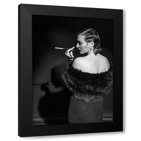 Portrait Black Modern Wood Framed Art Print by Lichtman, Boris