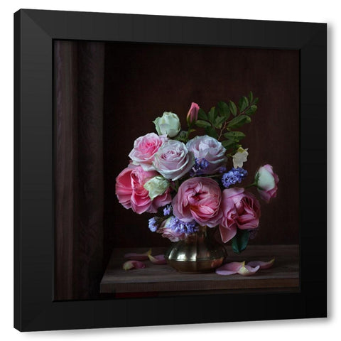 Untitled Black Modern Wood Framed Art Print by Lankina, Alina