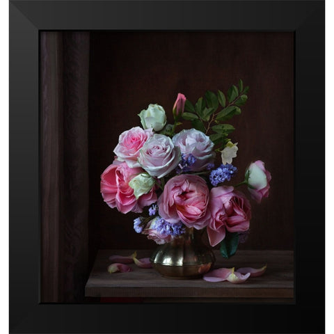 Untitled Black Modern Wood Framed Art Print by Lankina, Alina