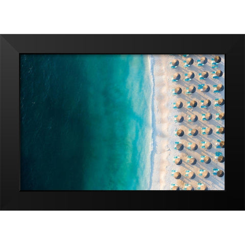 Perfect Black Modern Wood Framed Art Print by Erika, Eros