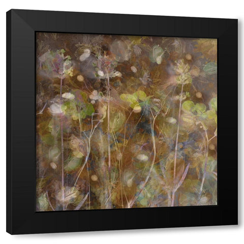 Summer Pastel Black Modern Wood Framed Art Print with Double Matting by Dingemans, Saskia