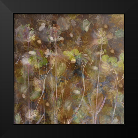 Summer Pastel Black Modern Wood Framed Art Print by Dingemans, Saskia