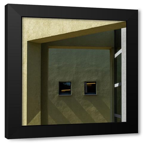Light And Shadow Play Black Modern Wood Framed Art Print by Joosten, Lus