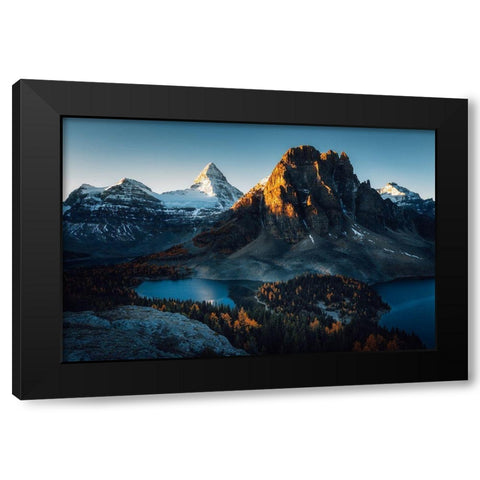 Morning Sunlight Black Modern Wood Framed Art Print with Double Matting by Ma, Jason