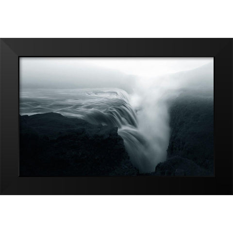 Beauty In Nature Black Modern Wood Framed Art Print by Deng, Larry