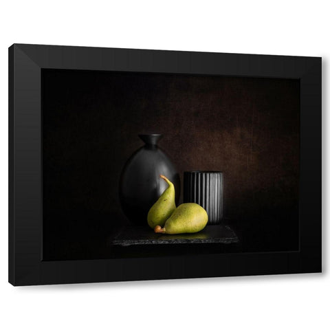 Double Duo Black Modern Wood Framed Art Print with Double Matting by Giani, Cristiano