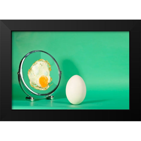 Alter Ego I Black Modern Wood Framed Art Print by von Diepenbroek, Christine