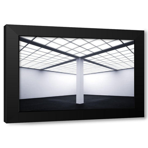 In The Middle Of The Room Black Modern Wood Framed Art Print by Endermann, Rolf