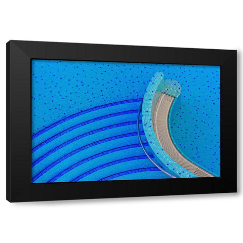 Downstairs Black Modern Wood Framed Art Print by Endermann, Rolf