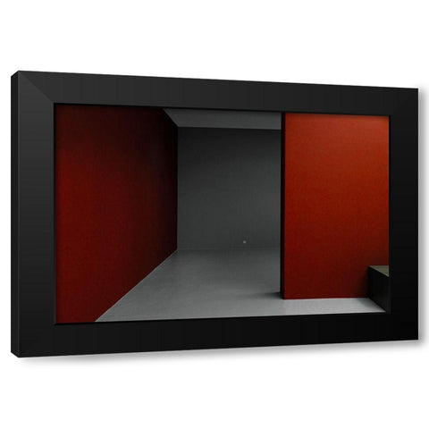 Empty Spaces Black Modern Wood Framed Art Print with Double Matting by Schuster, Inge