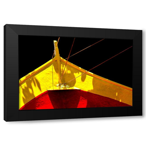 Boat - V Black Modern Wood Framed Art Print by Wood, Carlos