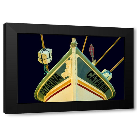 Boat - Xxv Black Modern Wood Framed Art Print by Wood, Carlos