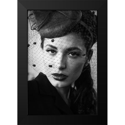 Untitled Black Modern Wood Framed Art Print by Skip, Anthony
