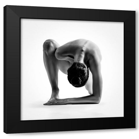 Squared Black Modern Wood Framed Art Print with Double Matting by Valevicius, Aurimas