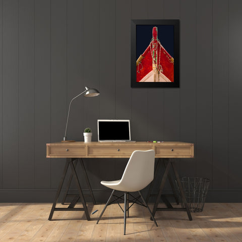 Boat - Liii Black Modern Wood Framed Art Print by Wood, Carlos