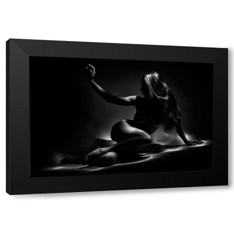 Rem_7803 Black Modern Wood Framed Art Print by Apshenieks, Andris