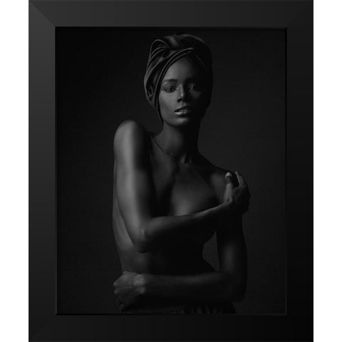 Ebano Black Modern Wood Framed Art Print by Diaz, Anderson