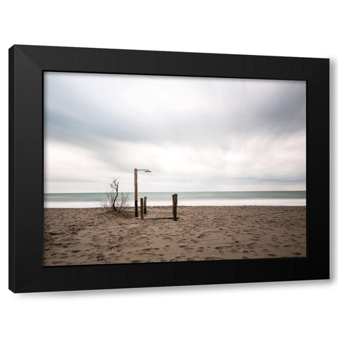 The Last Black Modern Wood Framed Art Print by Della Latta, Massimo