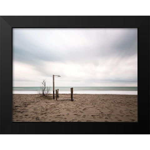 The Last Black Modern Wood Framed Art Print by Della Latta, Massimo