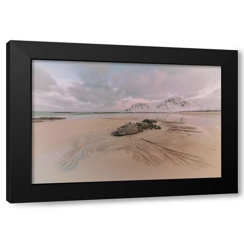 Arctic Impressions I Black Modern Wood Framed Art Print with Double Matting by Popan, Adrian