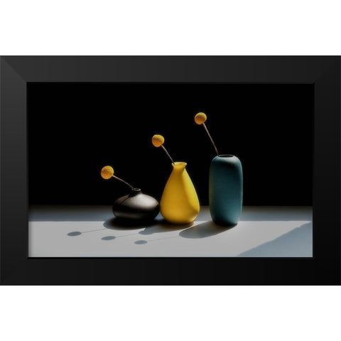 Untitled Black Modern Wood Framed Art Print by Xu, Sheila