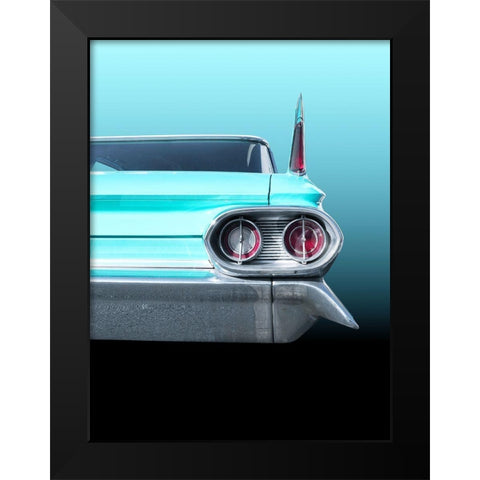 Us Classic Car 1961 Sedan Deville Black Modern Wood Framed Art Print by Gube, Beate