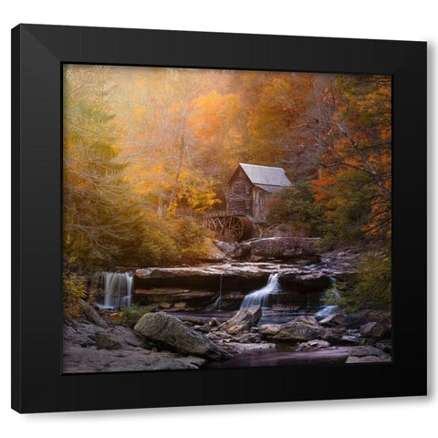 The Mill Black Modern Wood Framed Art Print with Double Matting by W., Catherine