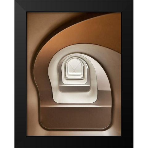 Looking Up Black Modern Wood Framed Art Print by Reichert, Renate