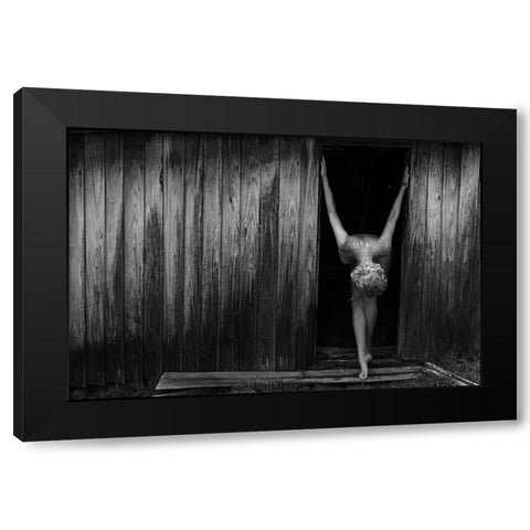 Whitney Black Modern Wood Framed Art Print by Fritz, Ray