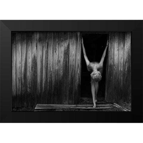 Whitney Black Modern Wood Framed Art Print by Fritz, Ray