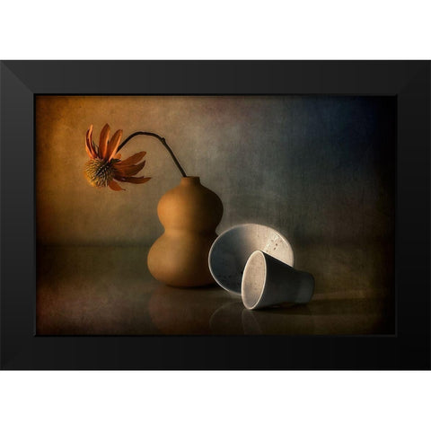 Untitled Black Modern Wood Framed Art Print by Arjona, Elena