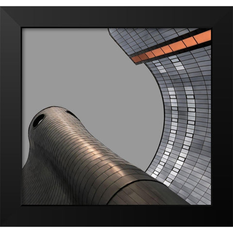 Untitled Black Modern Wood Framed Art Print by Buczkowski, Tomasz