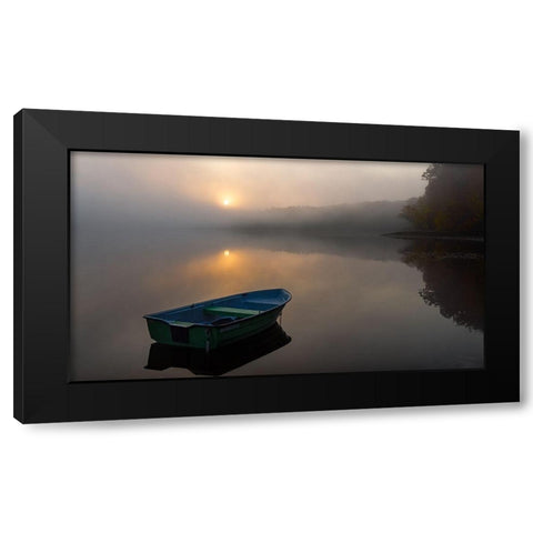 The Power Of Calm. Black Modern Wood Framed Art Print with Double Matting by Kowalczyk, Slawomir