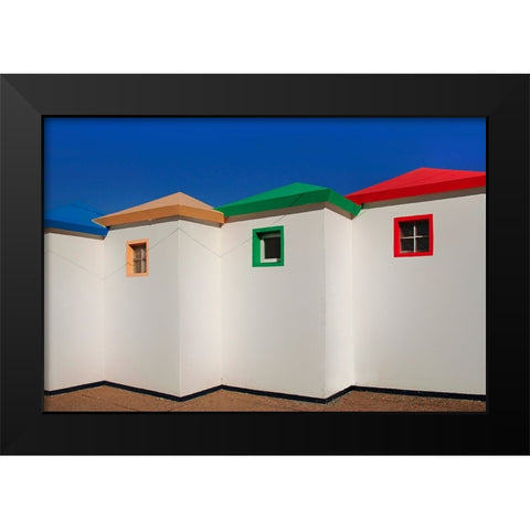 Wardrobe Black Modern Wood Framed Art Print by Kravanja, Jure