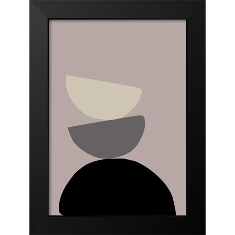 The Tower Black Modern Wood Framed Art Print by 1x Studio