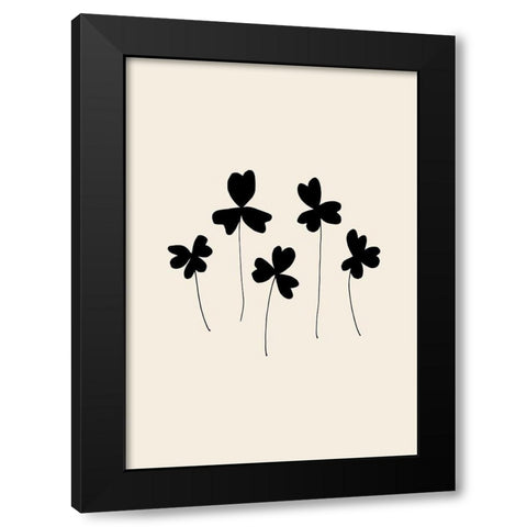 Black Sorrel Black Modern Wood Framed Art Print by 1x Studio