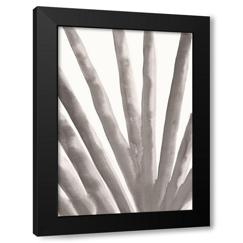 Aloe Vera Black Modern Wood Framed Art Print with Double Matting by 1x Studio