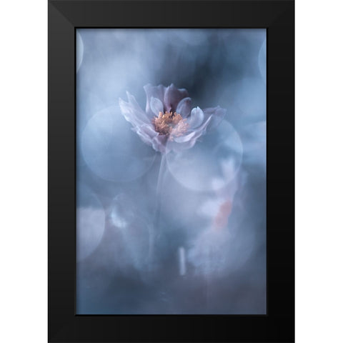 Deep Immersion Black Modern Wood Framed Art Print by BRAVIN, Fabien