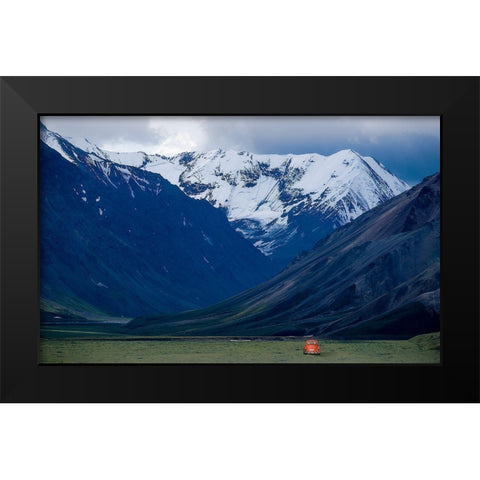 Appa?Â Black Modern Wood Framed Art Print by Zhang, Robert