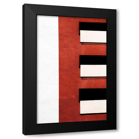 Untitled Black Modern Wood Framed Art Print with Double Matting by Niemiec, Anna