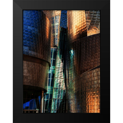 Untitled Black Modern Wood Framed Art Print by Della Latta, Massimo