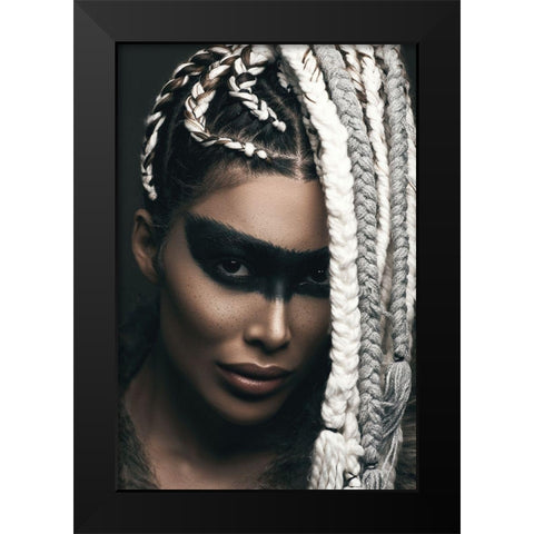 Zorro! Black Modern Wood Framed Art Print by Behzadi, Amir