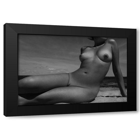 Untitled Black Modern Wood Framed Art Print by Faletkin, Mikhail