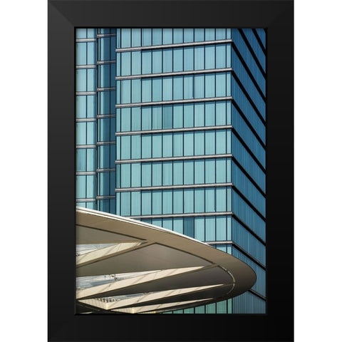 The Saucer Is About To Take Off Black Modern Wood Framed Art Print by Joosten, Lus