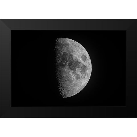 Luna Black Modern Wood Framed Art Print by C. Sink, Jeffrey