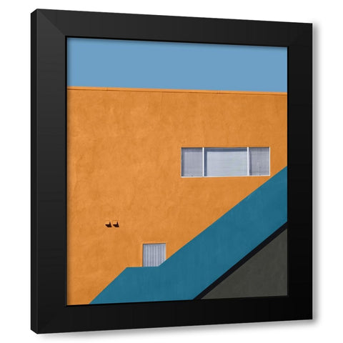 Condo Black Modern Wood Framed Art Print with Double Matting by Labagnara, Roxana