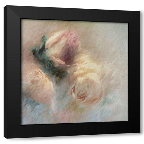 Transitory Black Modern Wood Framed Art Print with Double Matting by Claes, Gilbert