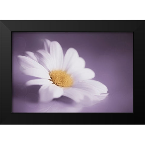 Soft Was The Light Black Modern Wood Framed Art Print by Kiral, Cicek