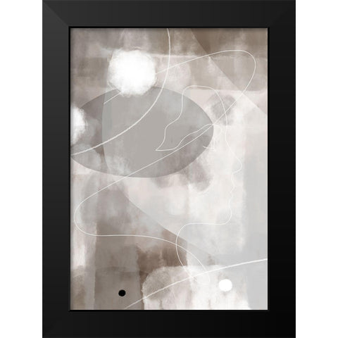 Profile Black Modern Wood Framed Art Print by 1x Studio II